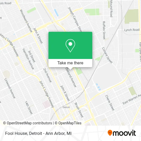 Fool House map