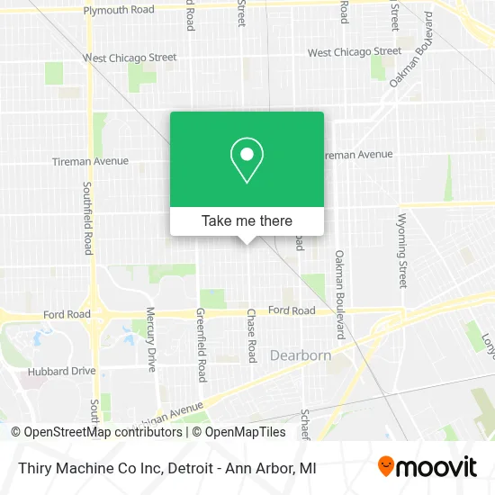 Thiry Machine Co Inc map
