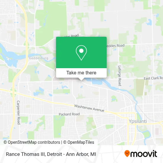 Rance Thomas III map
