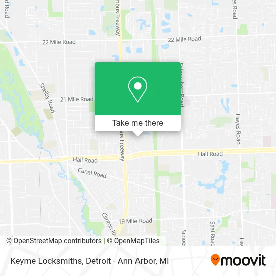 Keyme Locksmiths map