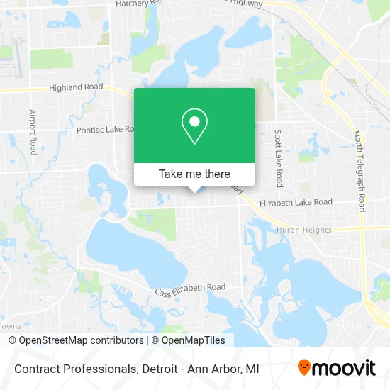 Contract Professionals map