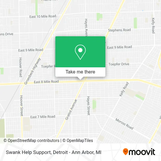 Swank Help Support map