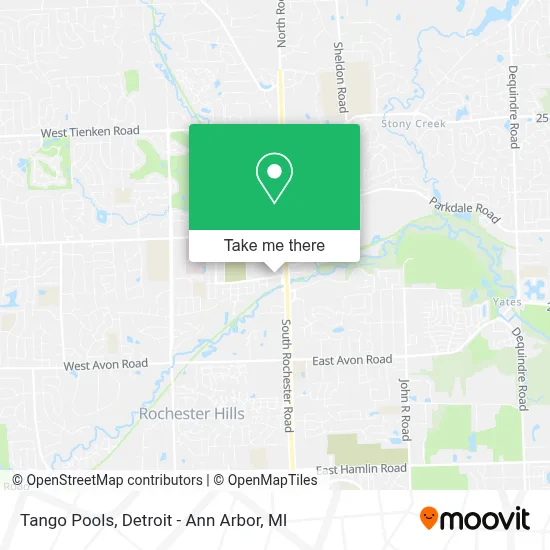 Tango Pools map