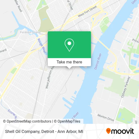 Shell Oil Company map