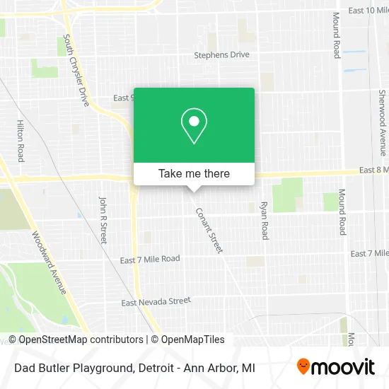 Dad Butler Playground map