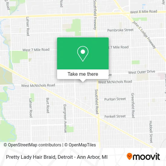 Pretty Lady Hair Braid map