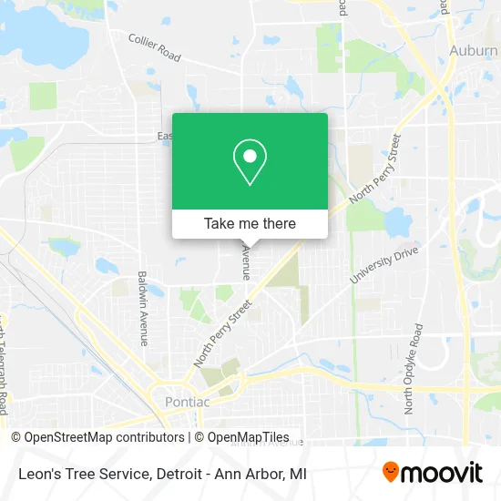 Leon's Tree Service map