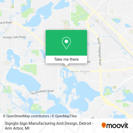 Signglo Sign Manufacturing And Design map