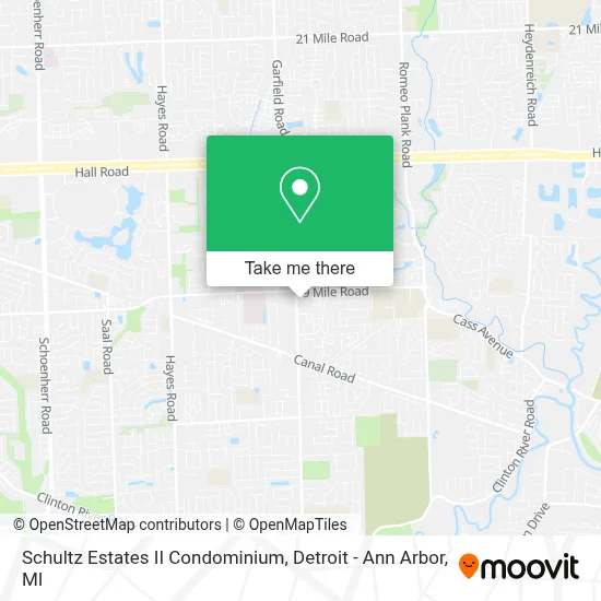 Schultz Estates II Condominium map