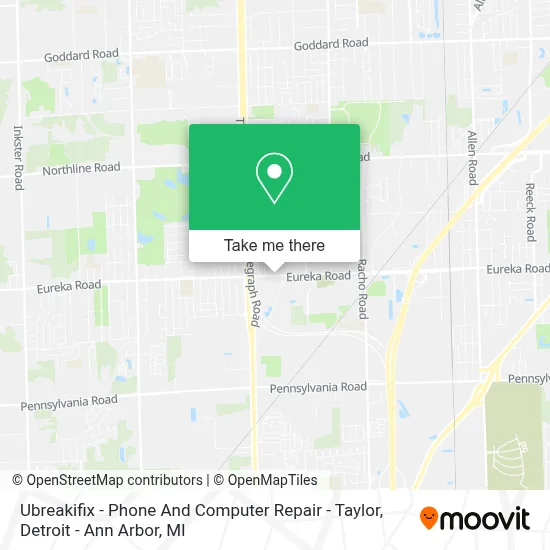 Ubreakifix - Phone And Computer Repair - Taylor map