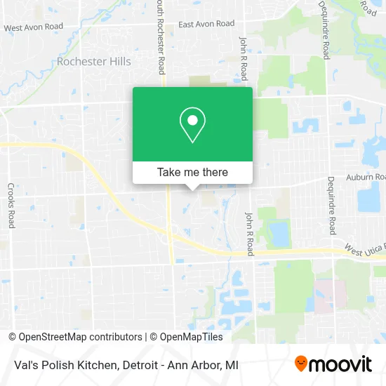 Val's Polish Kitchen map