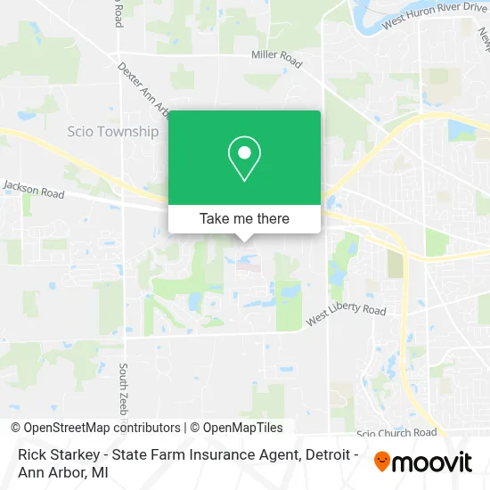 Rick Starkey - State Farm Insurance Agent map