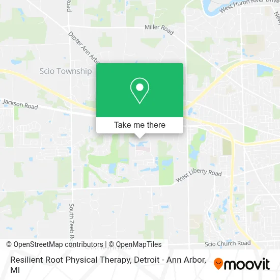 Resilient Root Physical Therapy map