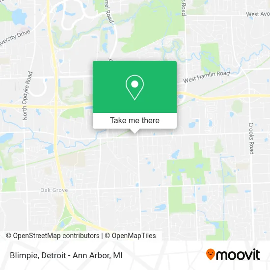 Blimpie map