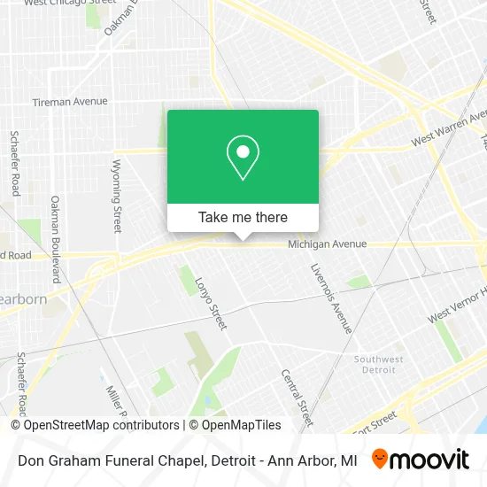 Don Graham Funeral Chapel map