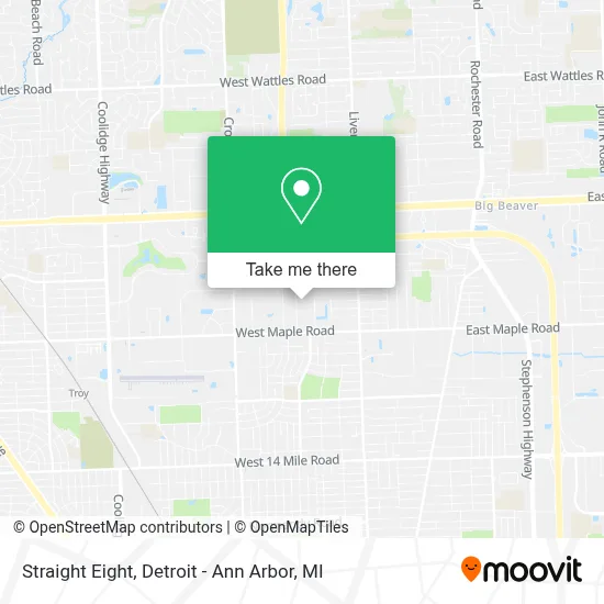 Straight Eight map