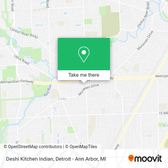 Deshi Kitchen Indian map