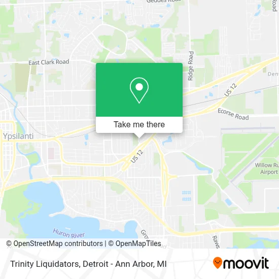 Trinity Liquidators map