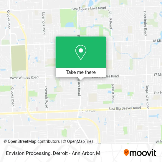 Envision Processing map
