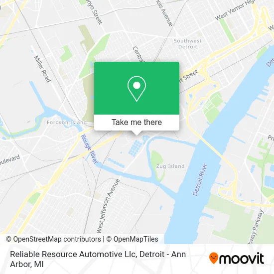 Reliable Resource Automotive Llc map