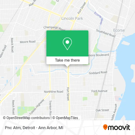Pnc Atm map