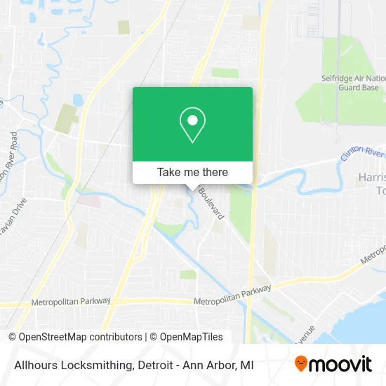 Allhours Locksmithing map