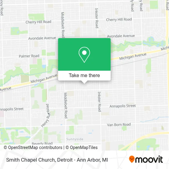 Smith Chapel Church map