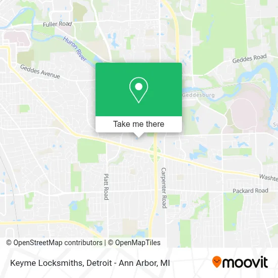Keyme Locksmiths map