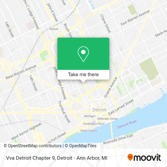 Vva Detroit Chapter 9 map