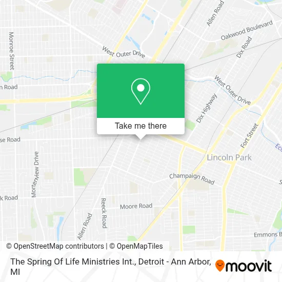 The Spring Of Life Ministries Int. map