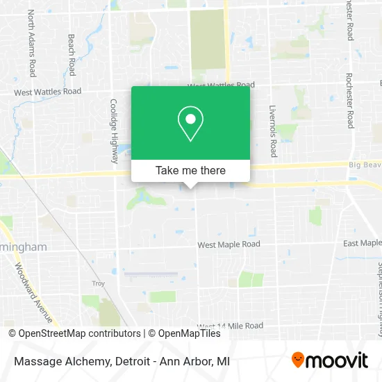 Massage Alchemy map