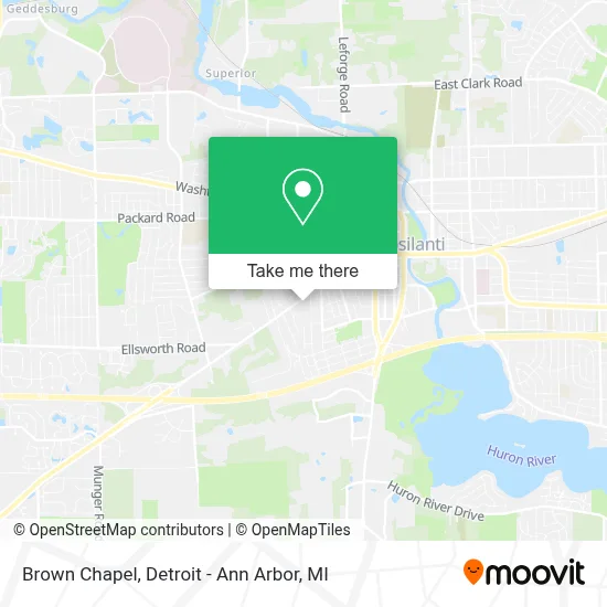 Brown Chapel map