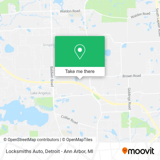Locksmiths Auto map
