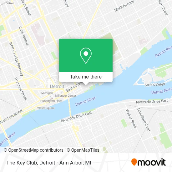 The Key Club map