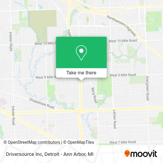 Driversource Inc map