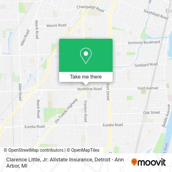 Clarence Little, Jr: Allstate Insurance map