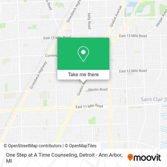 One Step at A Time Counseling map
