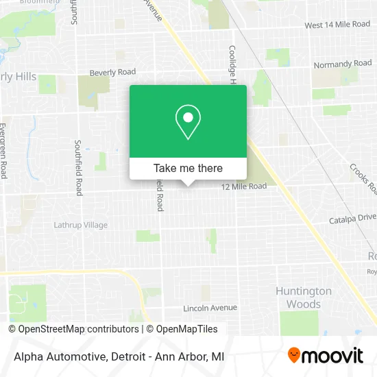 Alpha Automotive map