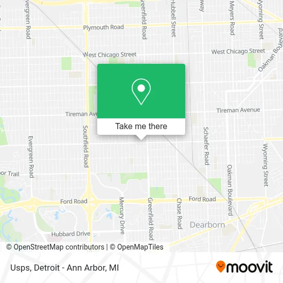 Usps map