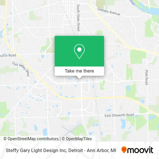 Steffy Gary Light Design Inc map