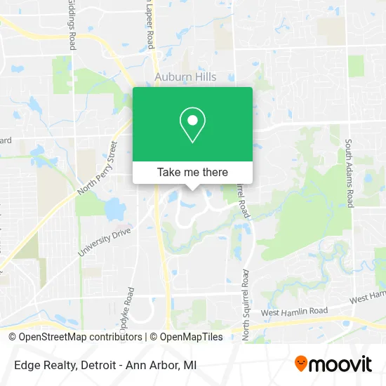 Edge Realty map