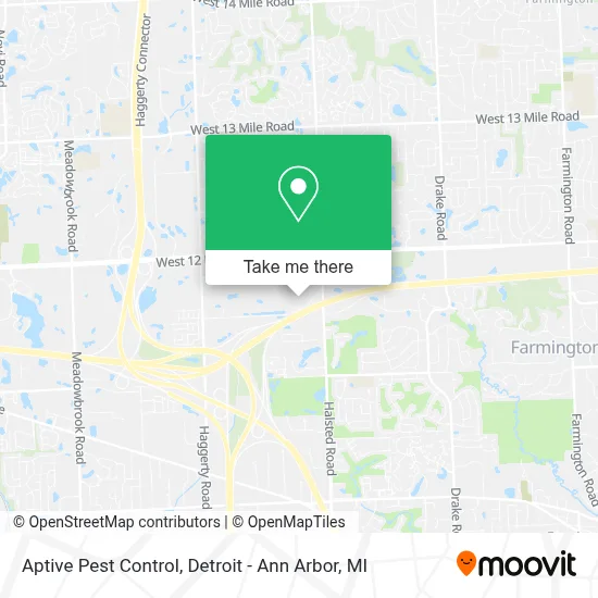 Aptive Pest Control map