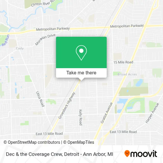 Dec & the Coverage Crew map