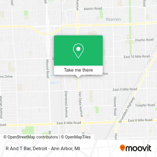 R And T Bar map