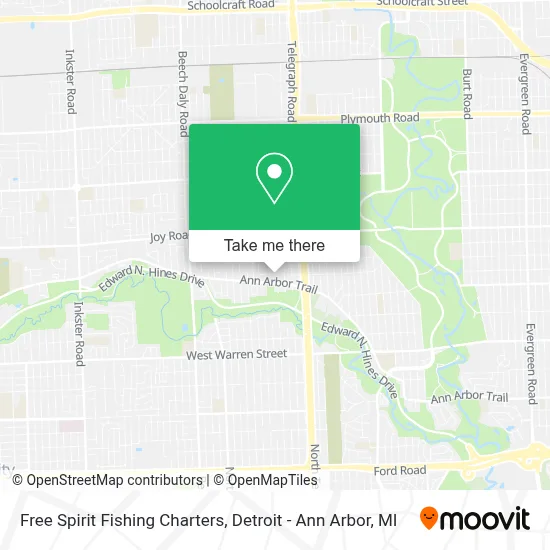 Free Spirit Fishing Charters map
