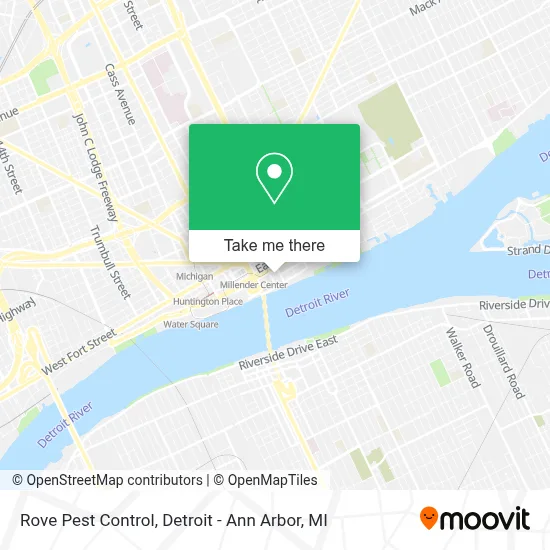 Rove Pest Control map