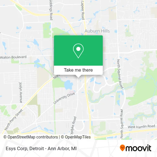 Esys Corp map