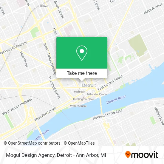 Mogul Design Agency map