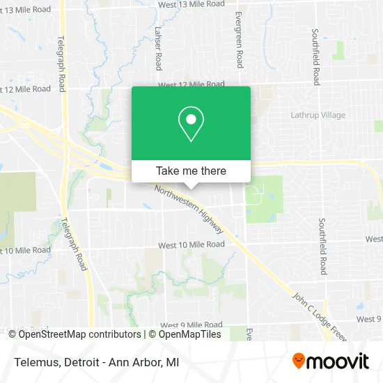 Telemus map