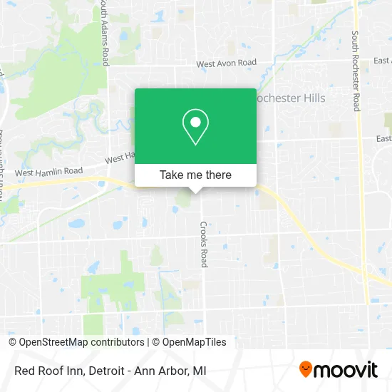 Red Roof Inn map